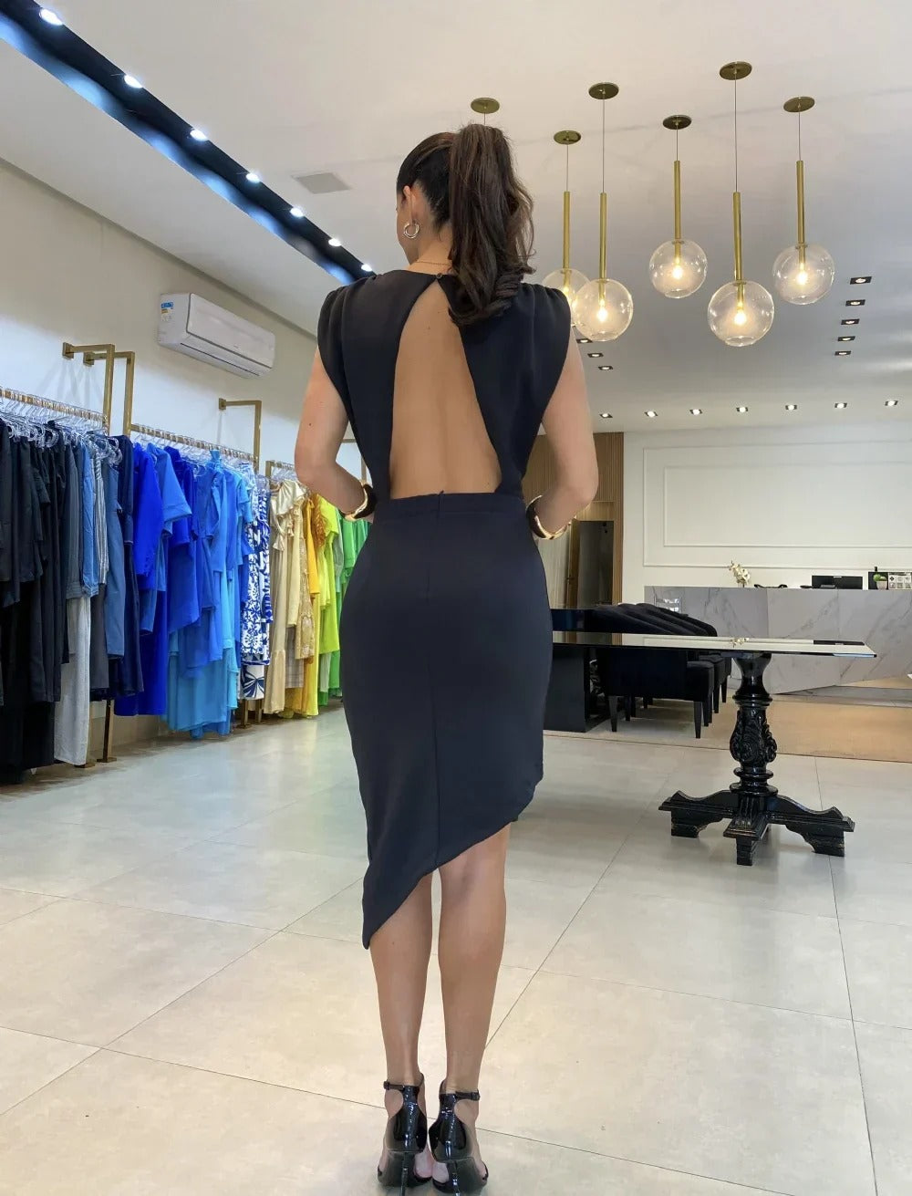 Sophisticated Asymmetrical Dress