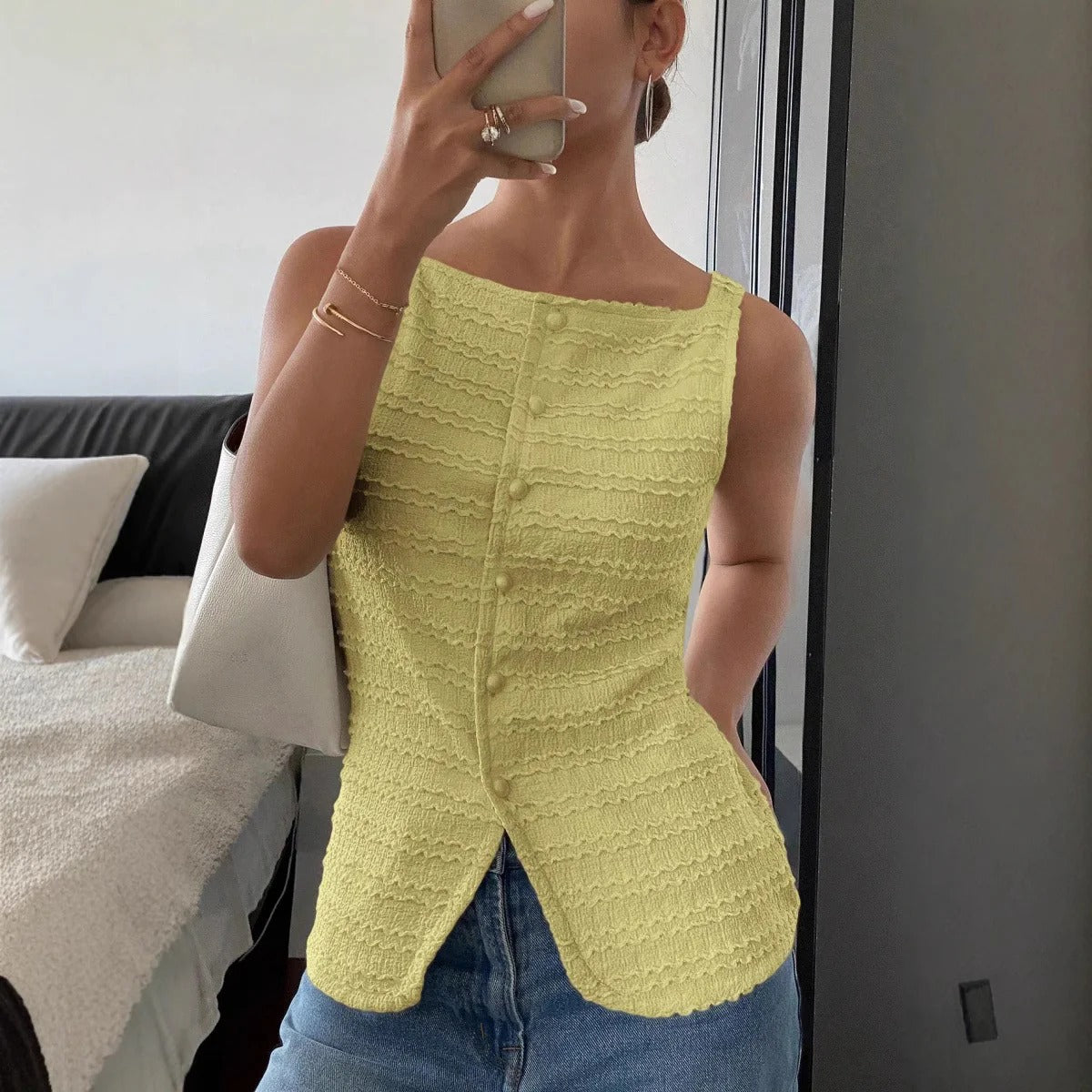 Elegant Sleeveless Top