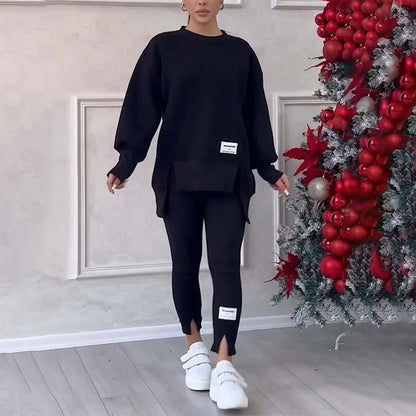 Casual sweatshirt leggings set