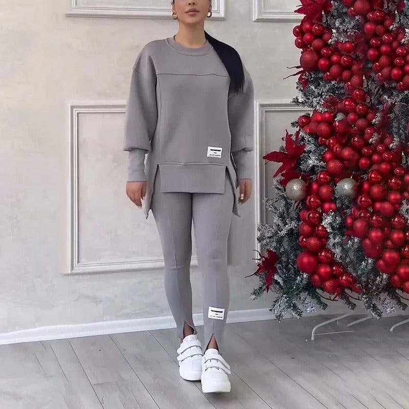 Casual sweatshirt leggings set