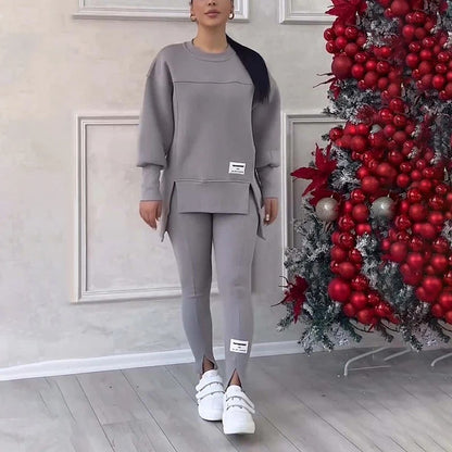 Casual sweatshirt leggings set