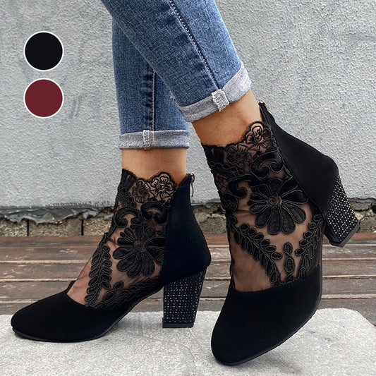 Elegant Summer Lace High Heels